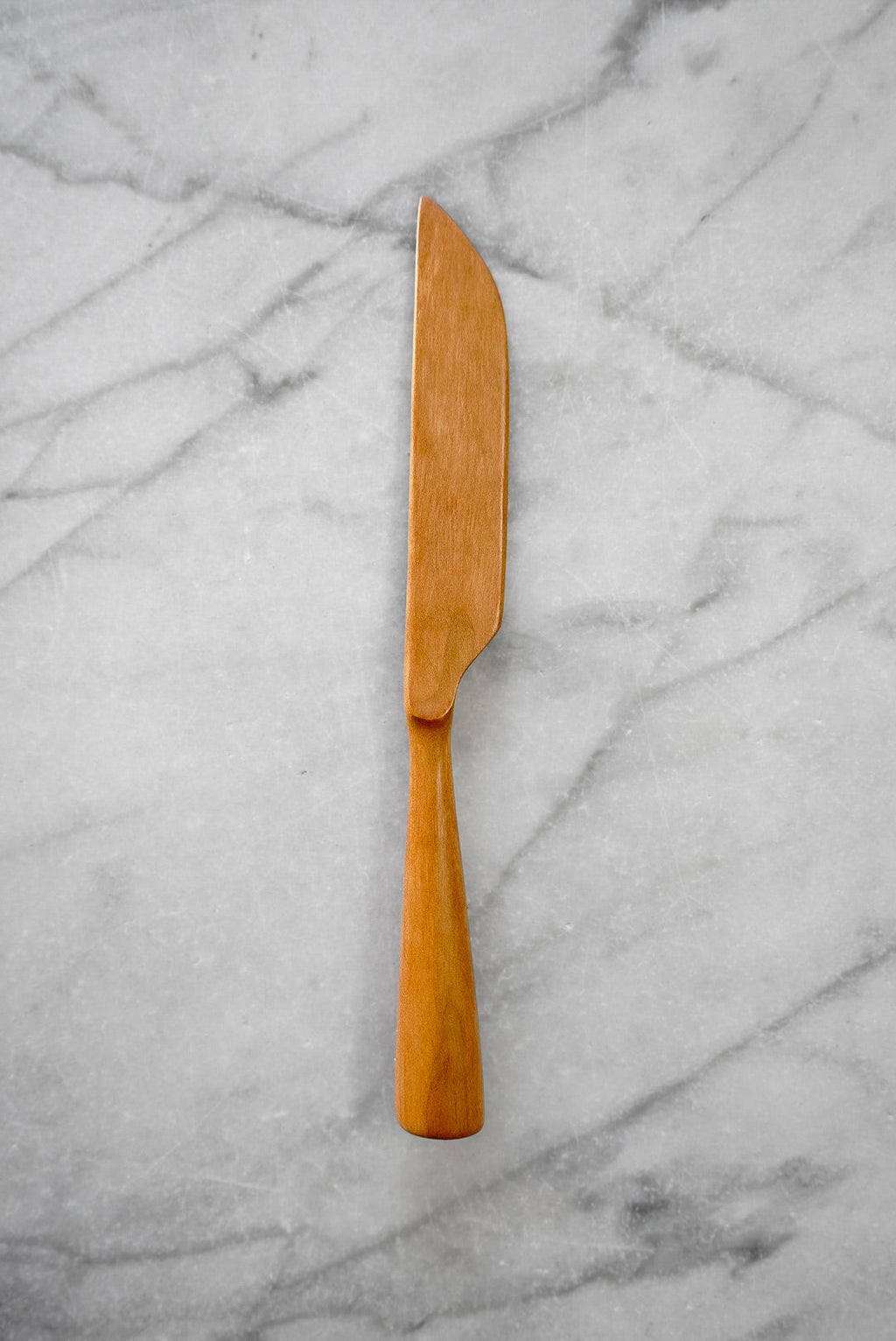 Butter/Cheese Knife - Walnut. Cherry. or Maple Wood