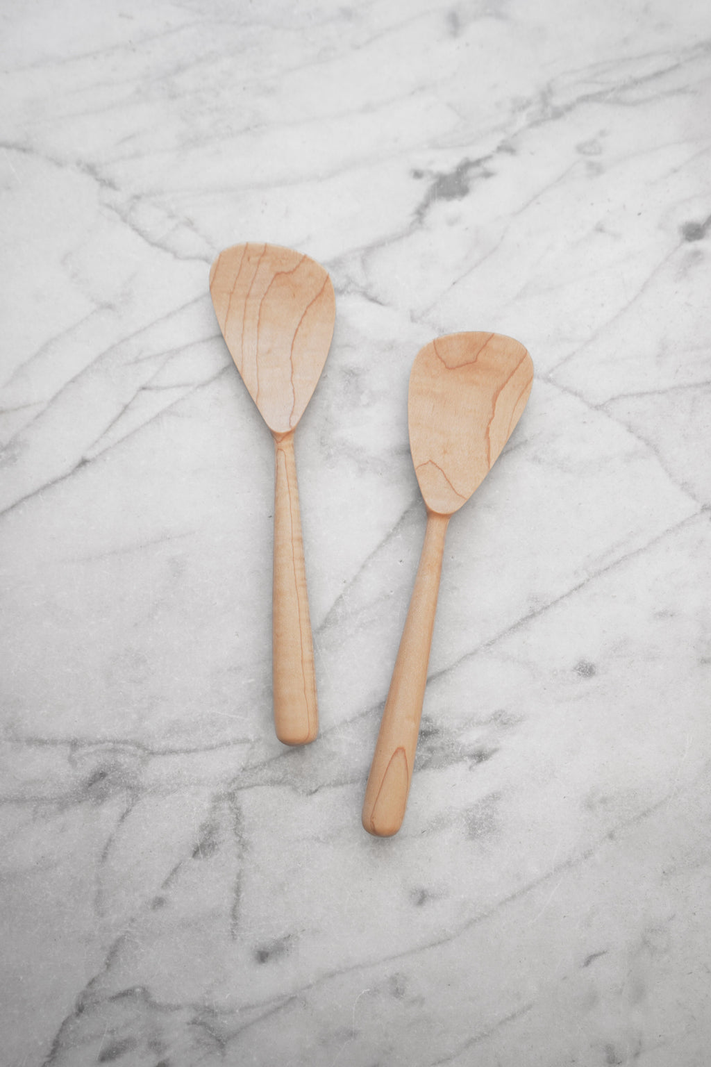 Modern Salad Set - Walnut. Cherry. or Maple Wood