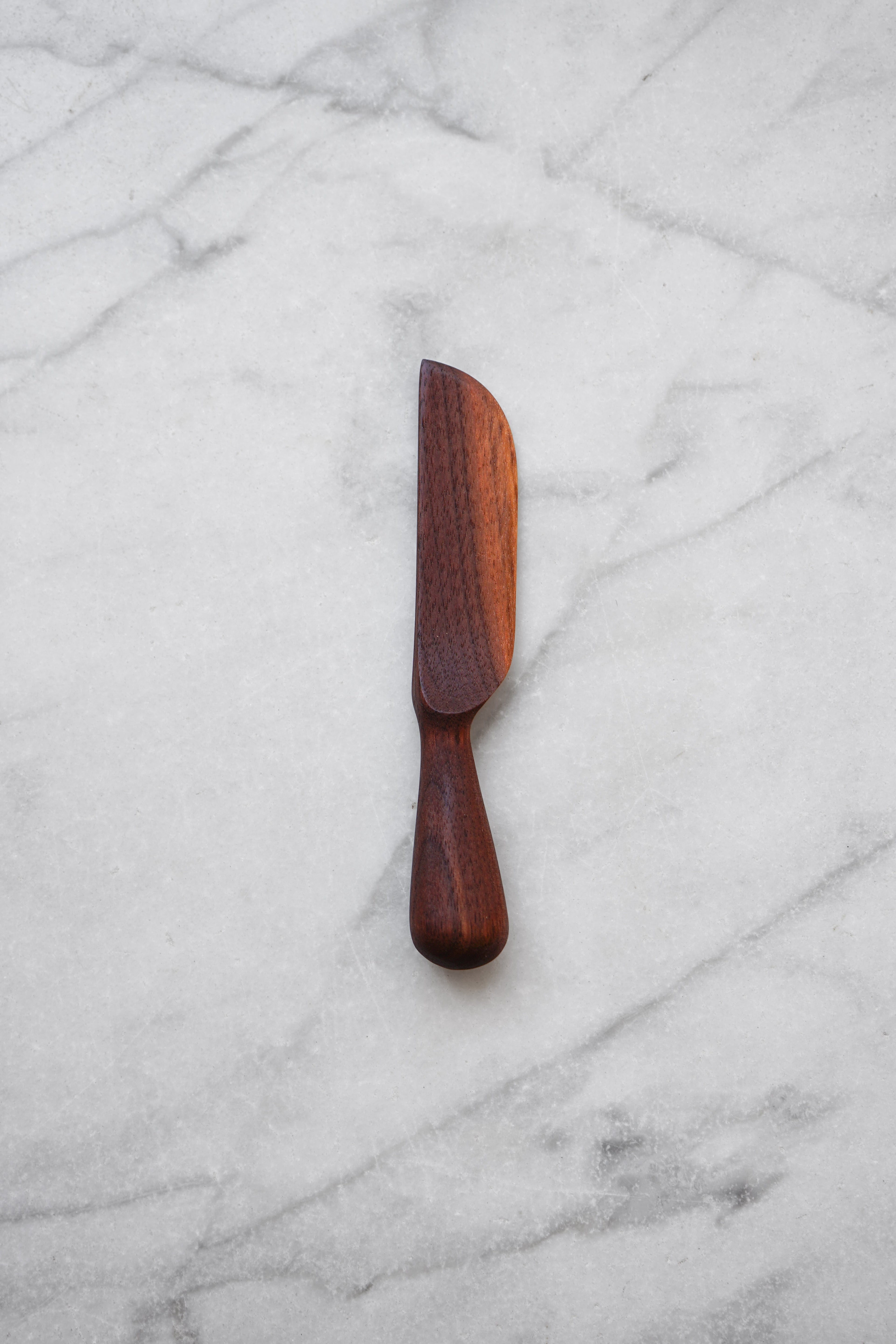 Mini Cheese/Butter Knife - Walnut. Cherry. or Maple Wood