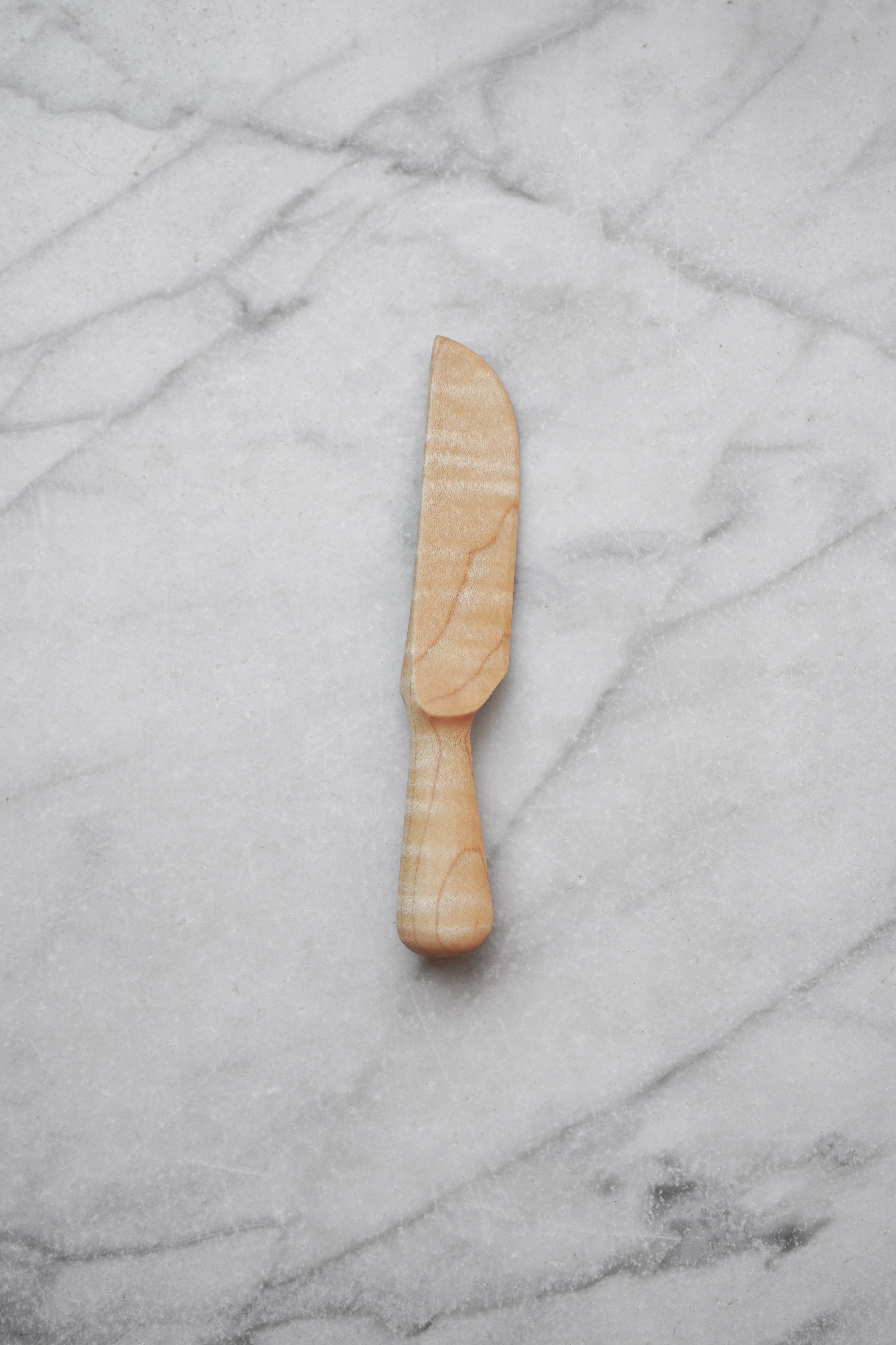 Mini Cheese/Butter Knife - Walnut. Cherry. or Maple Wood