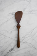 Modern Cooking Spatula - Diamond Handle - Walnut Wood