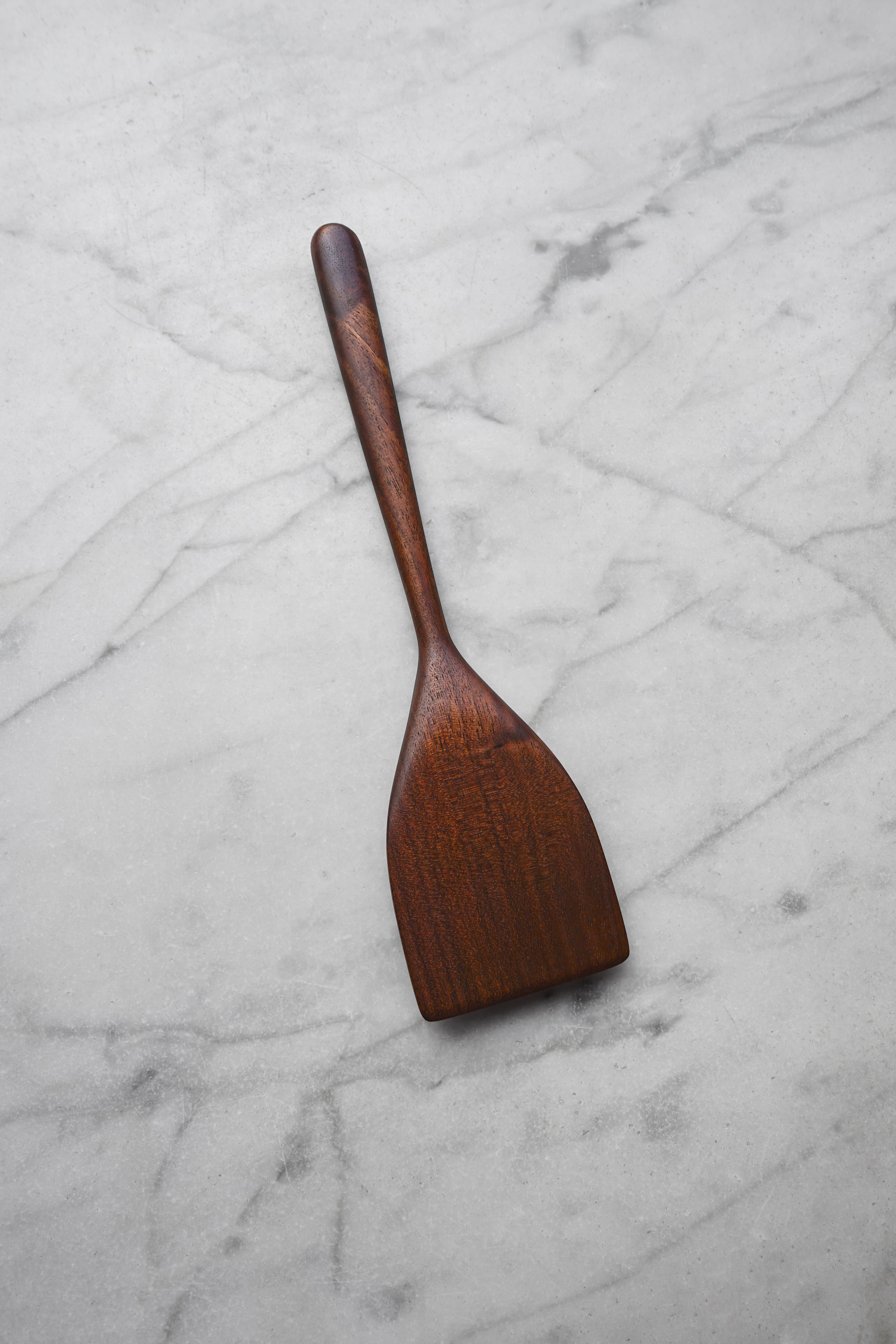 Wide Flipper Spatula - Walnut. Cherry. or Maple Wood