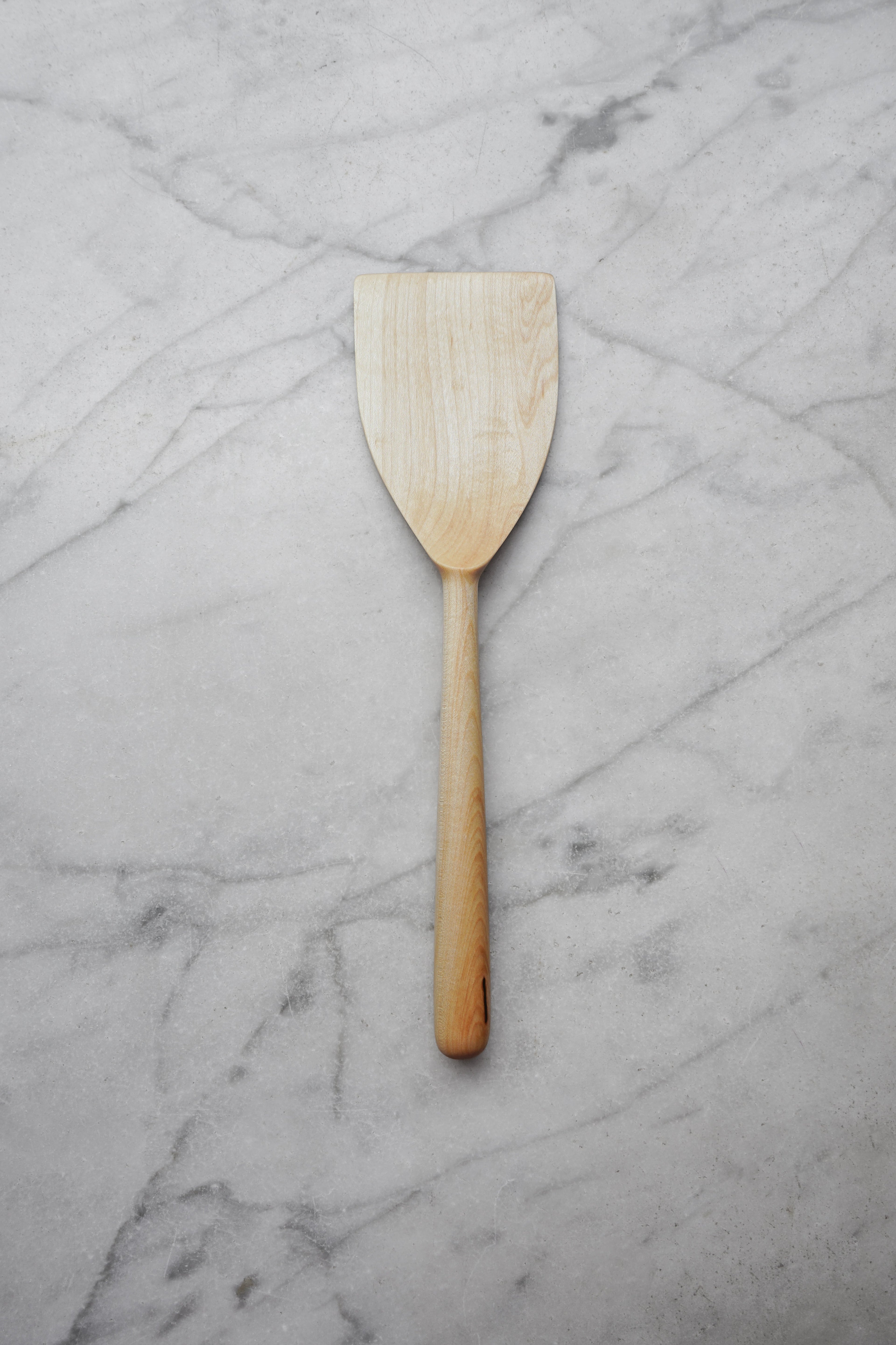 Wide Flipper Spatula - Walnut. Cherry. or Maple Wood