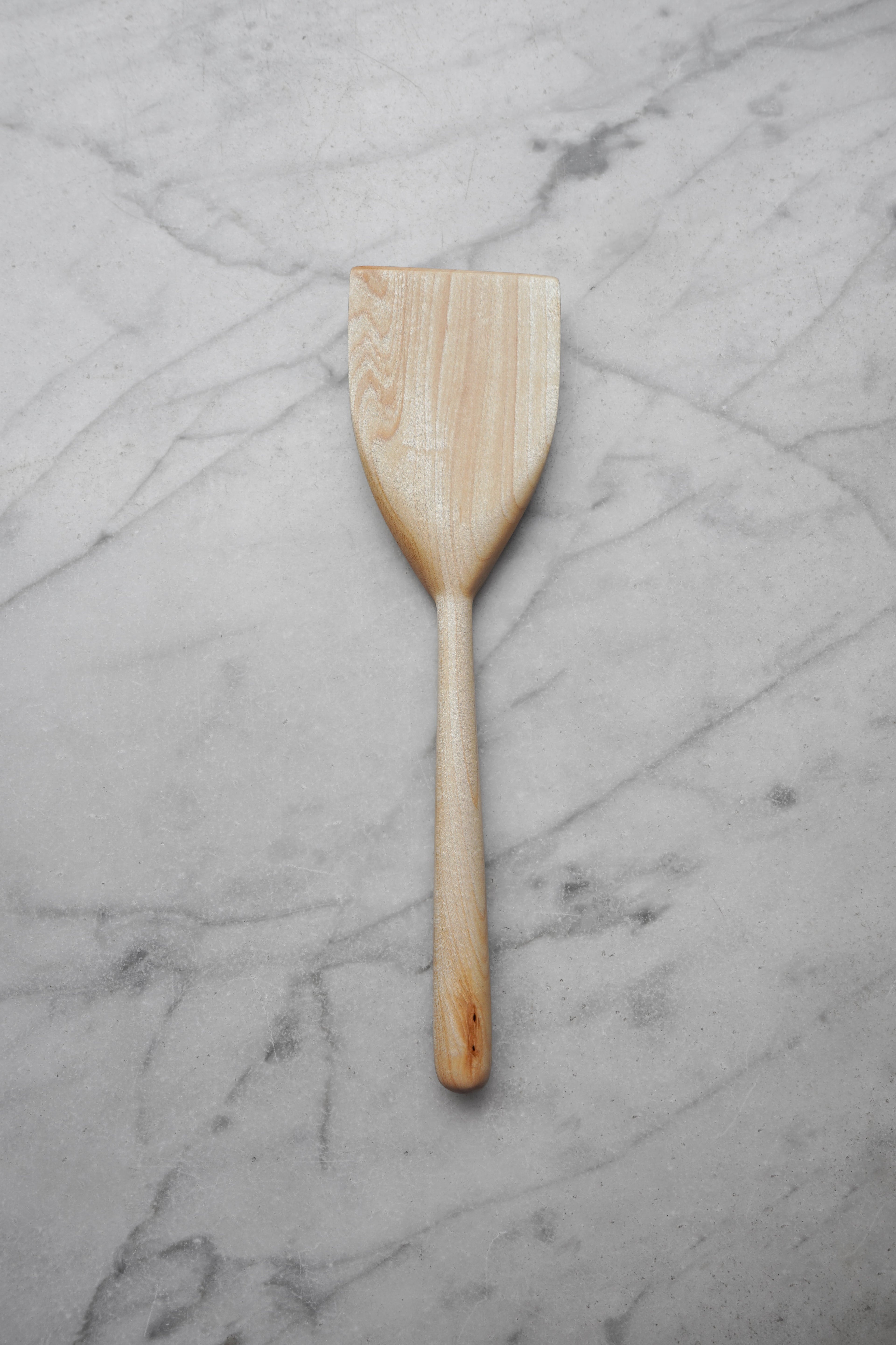 Wide Flipper Spatula - Walnut. Cherry. or Maple Wood