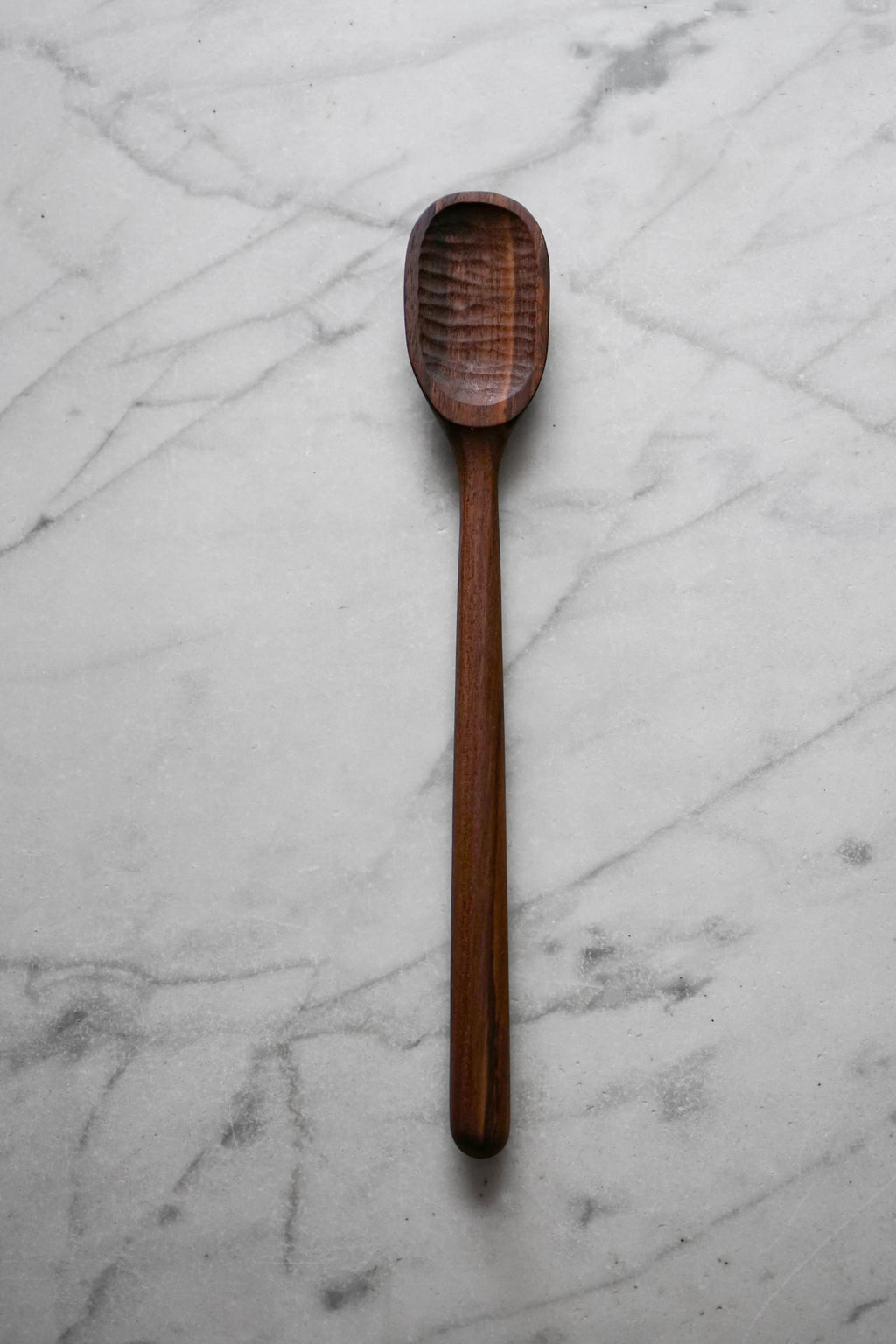 walnut long bowl spoon