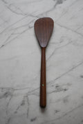 Modern Walnut Cooking Spatula With Turquoise Inlay