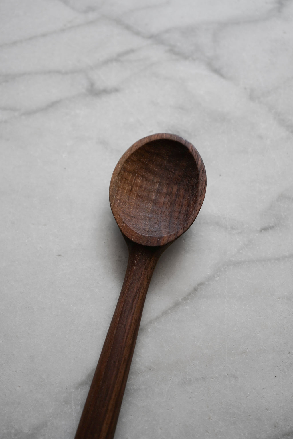 Shorty Walnut and Turquoise Spoon